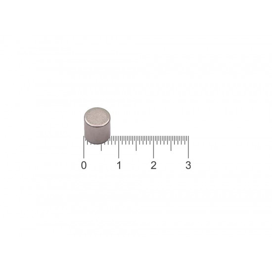Ímã de neodímio 8x8 mm - N42